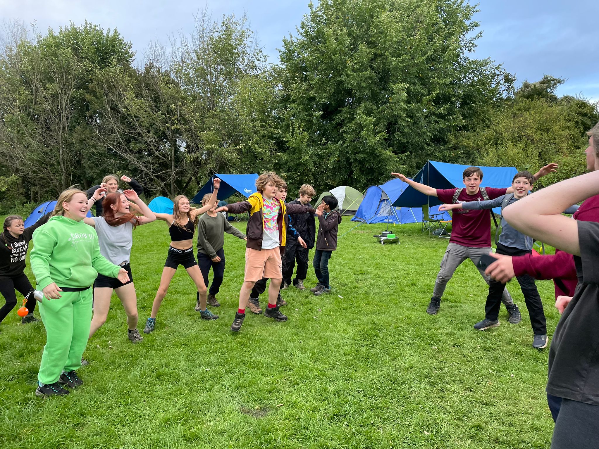 Young people enjoying Scouting activities