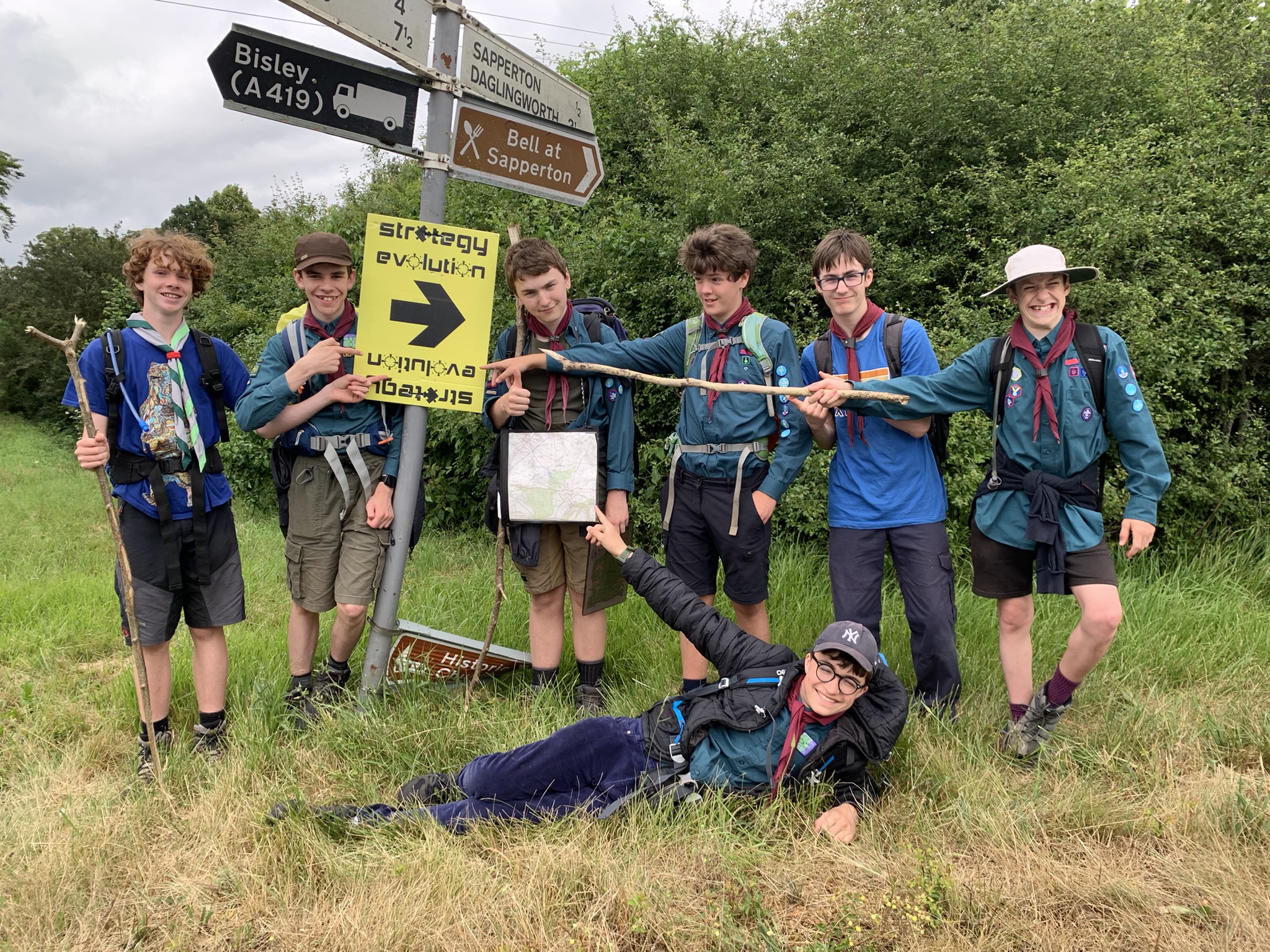 Scouting activities in Stroud