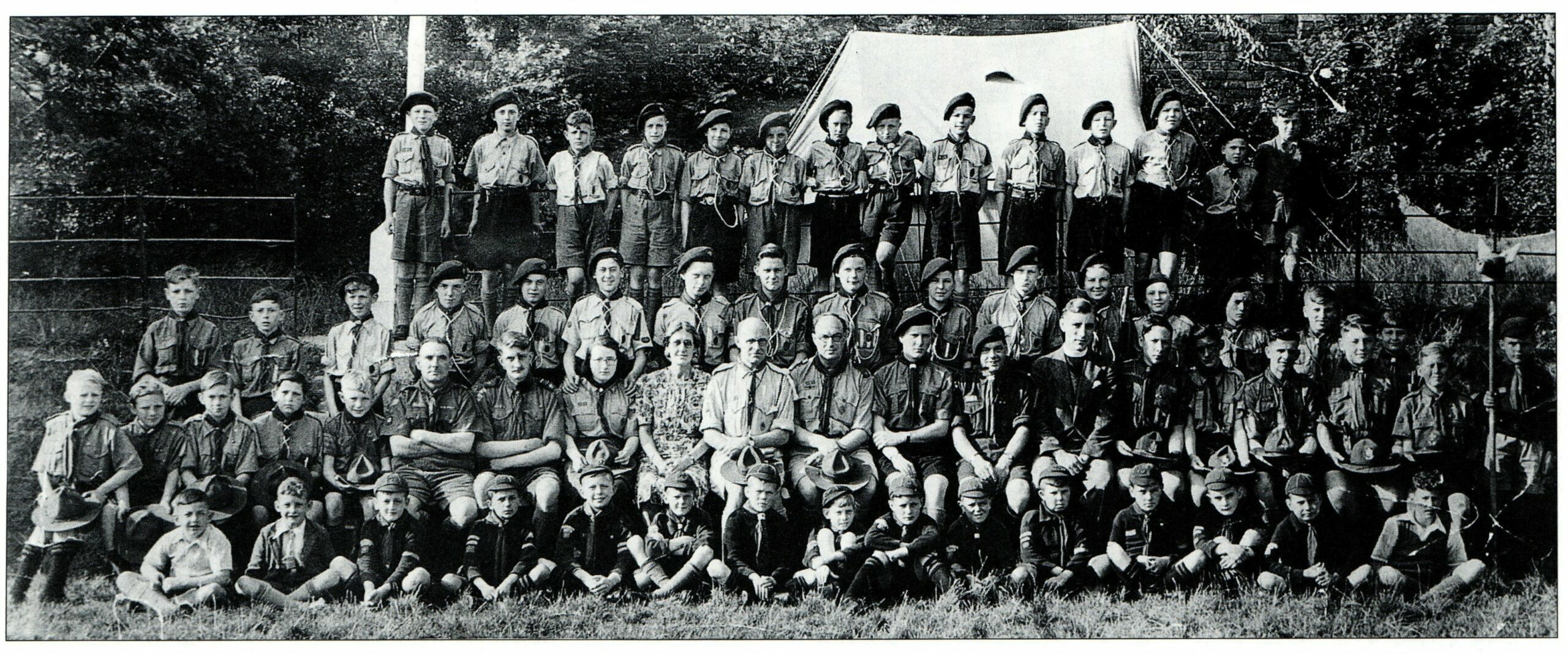 St Lawrence Scout Troop around 1942