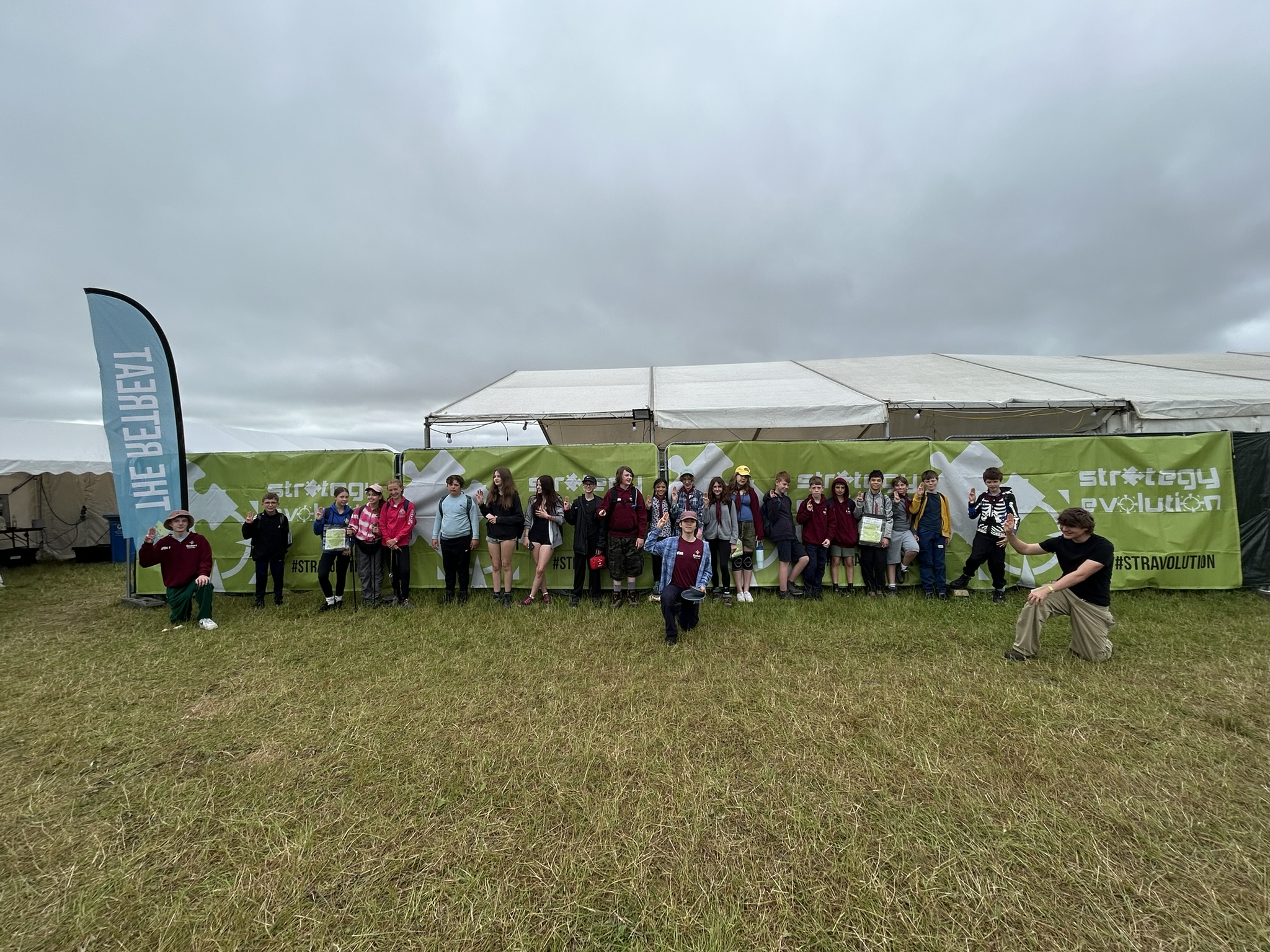 Stroud Valley Scouts at the start of Strategy 2026