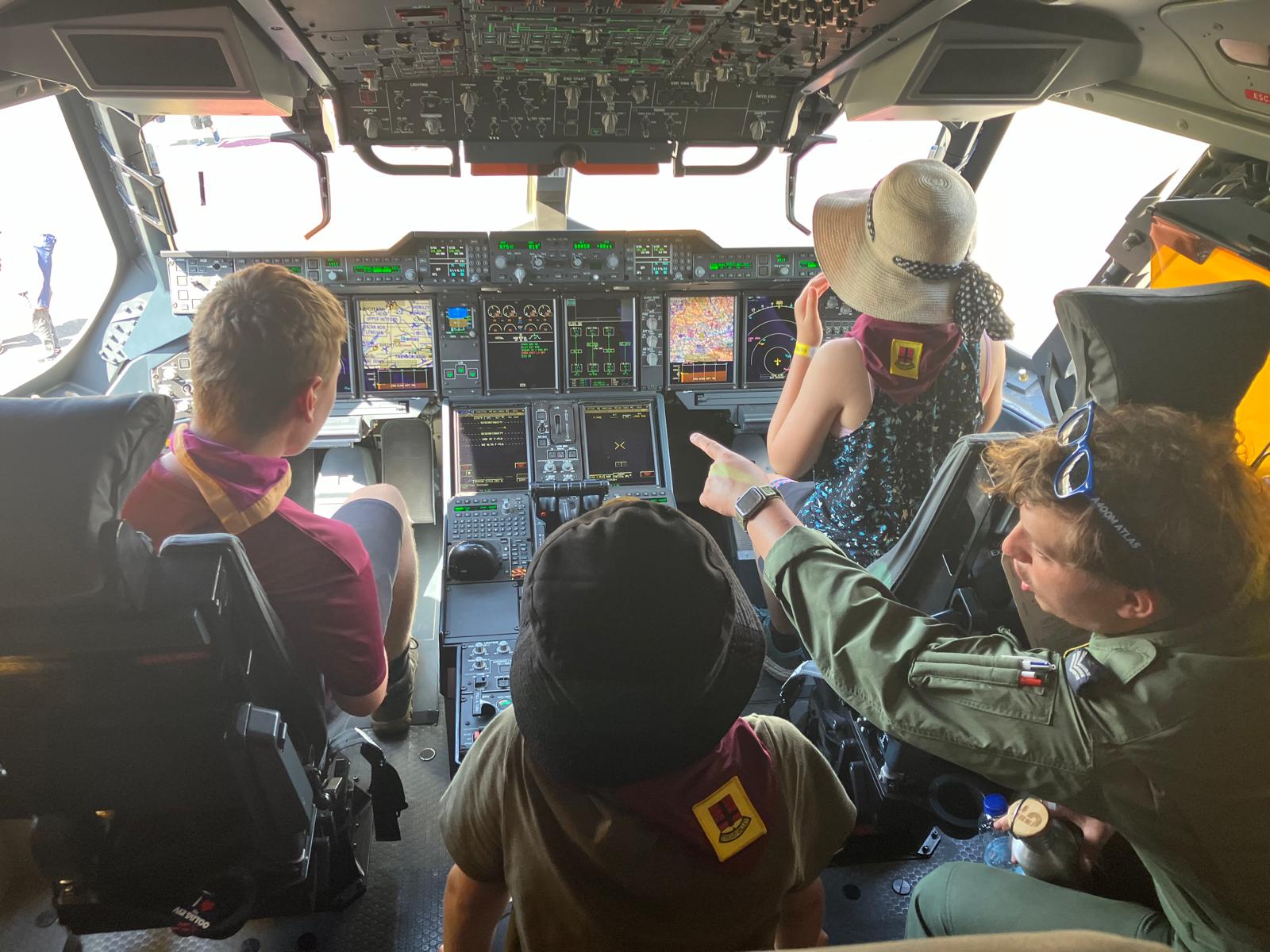 Young people taking part in an activity